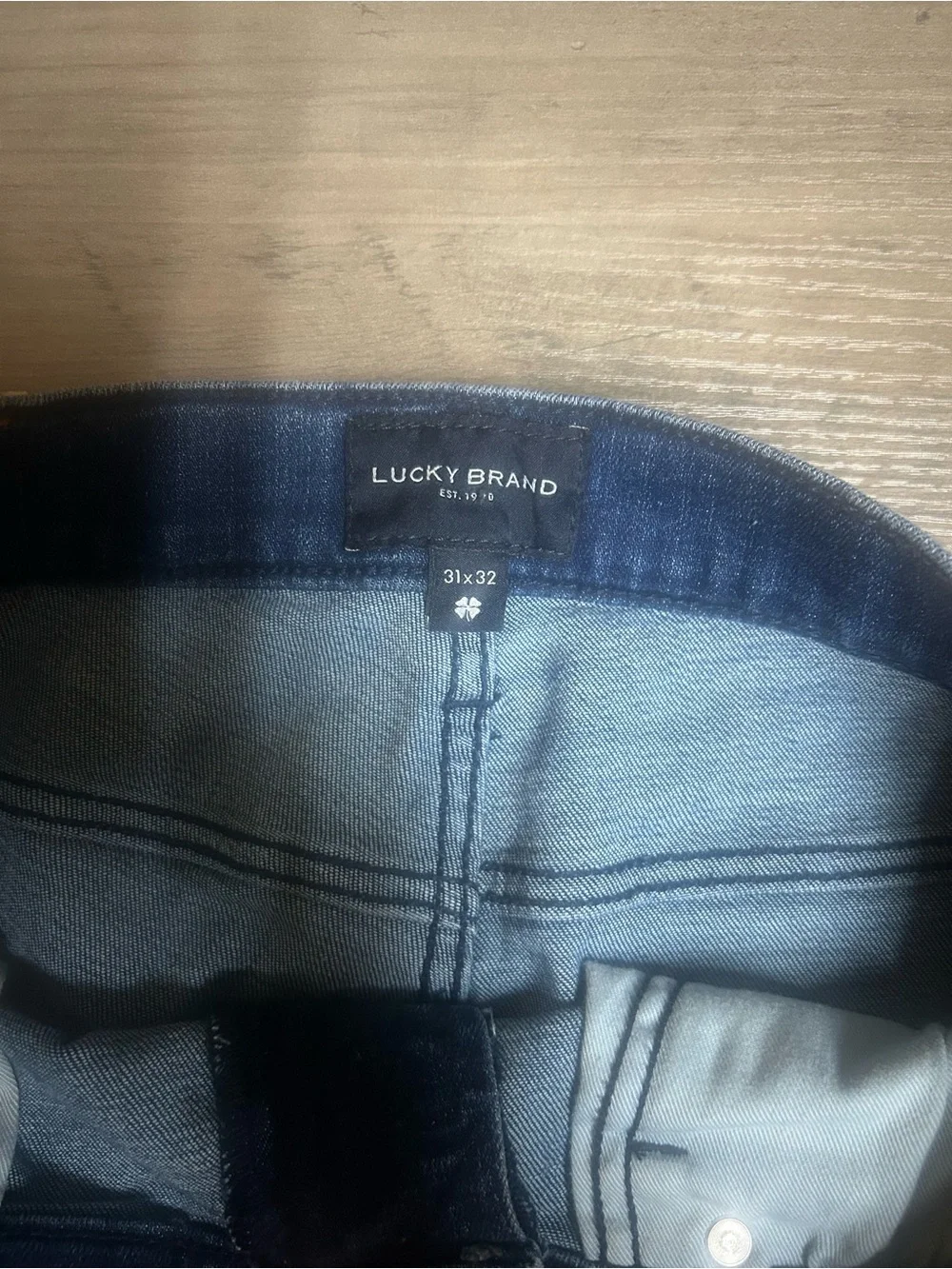 Lucky Brand Men's Dark Blue Slim Straight Jeans